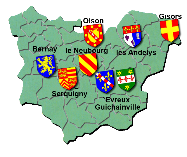 carte cliquable des antennes