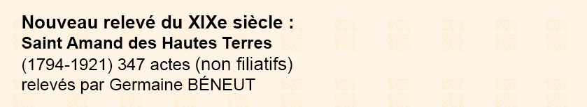 information du cercle