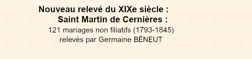 information du cercle