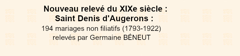 information du cercle