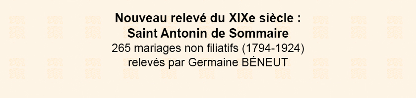 information du cercle