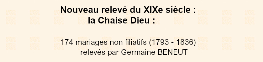 information du cercle