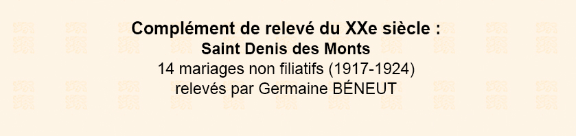 information du cercle