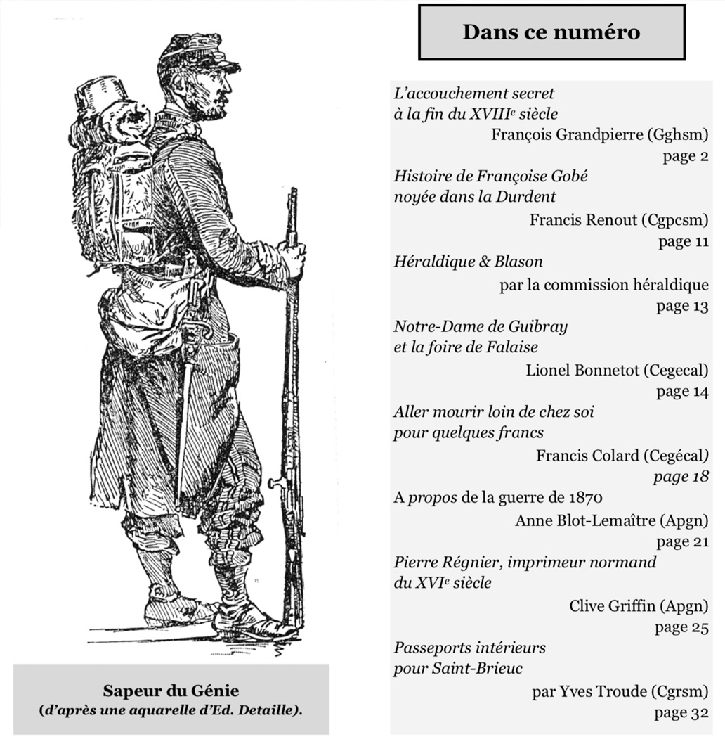 sommaire de la revue